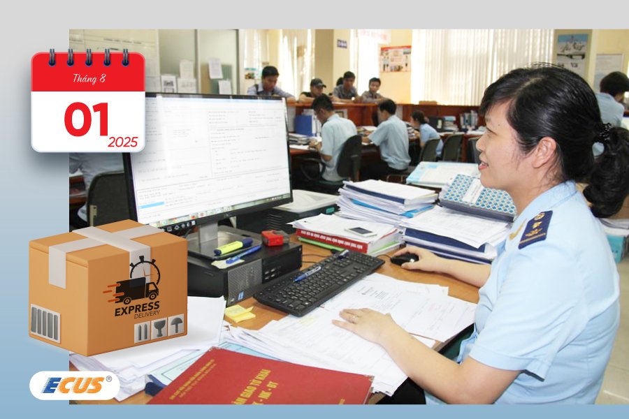 Hải quan tự động thu thuế GTGT đối với hàng hóa chuyển phát nhanh
