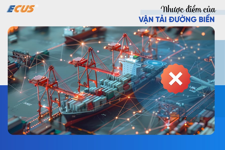 Hạn chế của vận tải đường biển