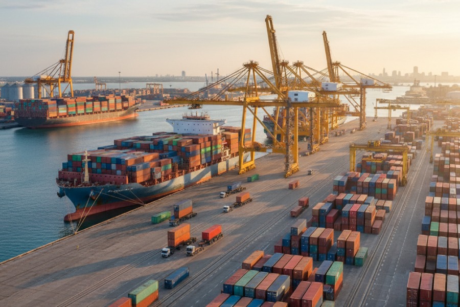 Hoạt động tạm nhập tái xuất hàng hóa tại cảng biển quốc tế