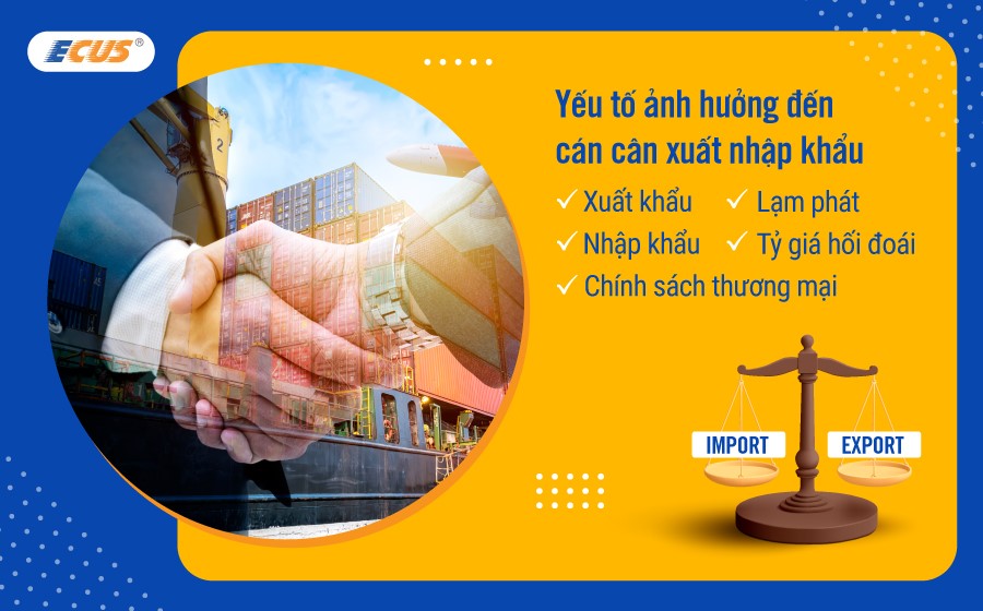 Yếu tố ảnh hưởng đến cán cân xuất nhập khẩu