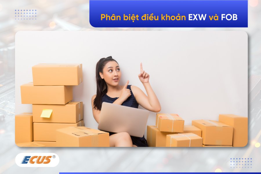 Điều khoản EXW và FOB dễ gây nhầm lẫn trong XNK