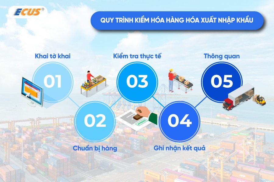 Quy trình kiểm hóa hàng hóa xuất nhập khẩu