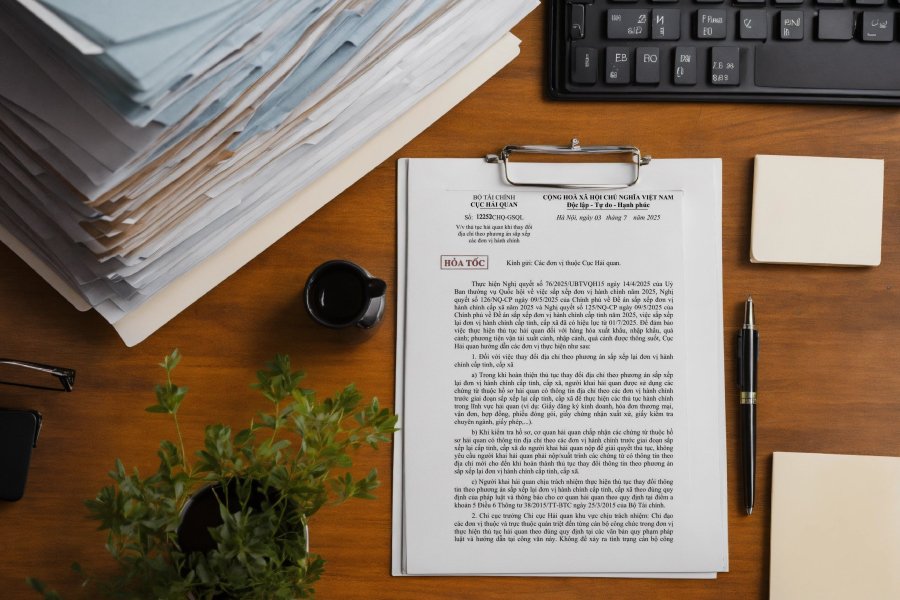 Hỏa tốc hướng dẫn làm thủ tục hải quan theo địa chỉ mới - Công văn 12252/CHQ-GSQL