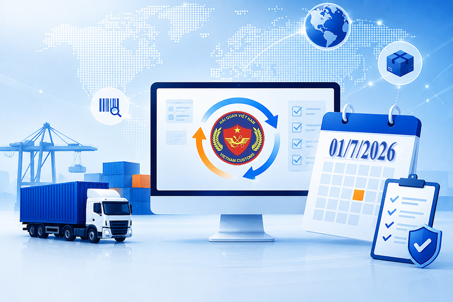 Thông báo về triển khai đồng bộ mã hải quan từ 01/7/2026